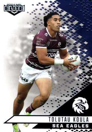 2024 NRL Elite Sapphire Mojo - MS059 Tolutau Koula Manly Sea Eagles