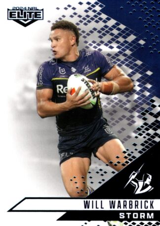 2024 NRL Elite Sapphire Mojo - MS072 Will Warbrick Melbourne Storm
