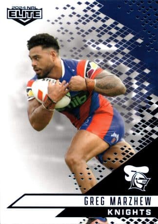 2024 NRL Elite Sapphire Mojo - MS078 Greg Marzhew Newcastle Knights