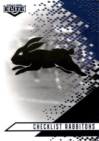 2024 NRL Elite Sapphire Mojo - MS109 Checklist South Sydney Rabbitohs