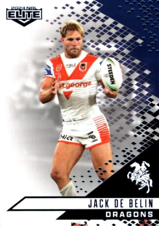 2024 NRL Elite Sapphire Mojo - MS119 Jack De Belin St George Illawarra Dragons