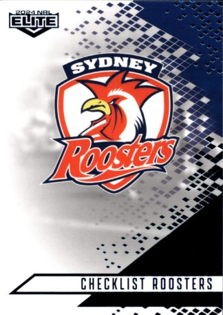 2024 NRL Elite Sapphire Mojo - MS127 Checklist Sydney Roosters