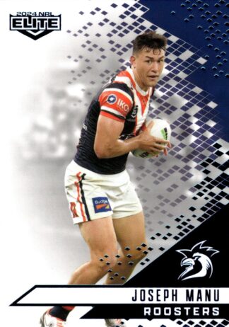 2024 NRL Elite Sapphire Mojo - MS129 Joseph Manu Sydney Roosters