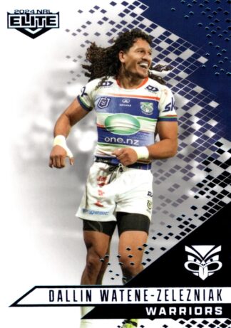 2024 NRL Elite Sapphire Mojo - MS144 Dallin Watene-Zelezniak Warriors