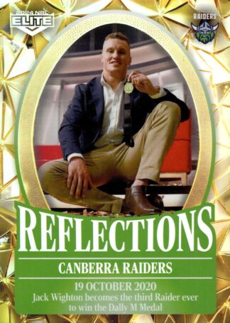 2024 NRL Elite NRL Reflections Gold - RFG03 Canberra Raiders