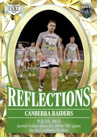 2024 NRL Elite NRL Reflections Gold - RFG04 Canberra Raiders