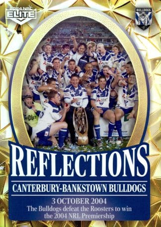 2024 NRL Elite NRL Reflections Gold - RFG05 Canterbury Bulldogs