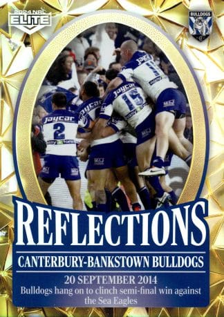 2024 NRL Elite NRL Reflections Gold - RFG06 Canterbury Bulldogs