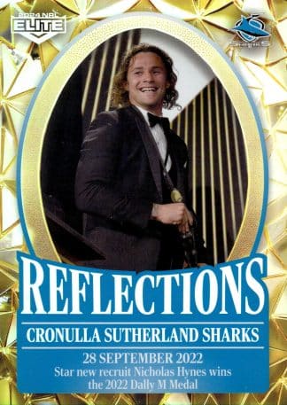 2024 NRL Elite NRL Reflections Gold - RFG08 Cronulla Sharks