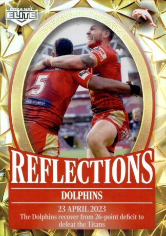 2024 NRL Elite NRL Reflections Gold - RFG10 Dolphins