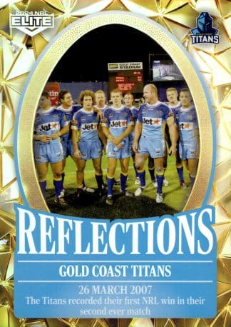 2024 NRL Elite NRL Reflections Gold - RFG11 Gold Coast Titans