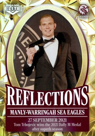 2024 NRL Elite NRL Reflections Gold - RFG13 Manly Sea Eagles