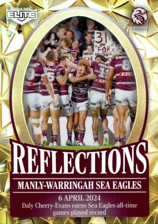 2024 NRL Elite NRL Reflections Gold - RFG14 Manly Sea Eagles