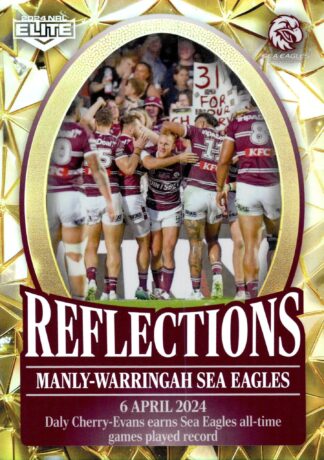 2024 NRL Elite NRL Reflections Gold - RFG14 Manly Sea Eagles