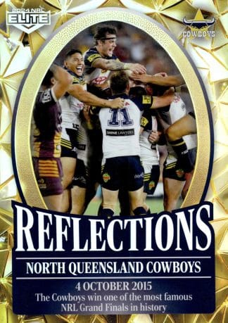 2024 NRL Elite NRL Reflections Gold - RFG19 North Queensland Cowboys