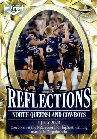 2024 NRL Elite NRL Reflections Gold - RFG20 North Queensland Cowboys