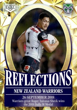 2024 NRL Elite NRL Reflections Gold - RFG31 Warriors