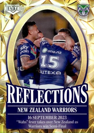 2024 NRL Elite NRL Reflections Gold - RFG32 Warriors