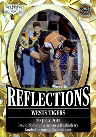 2024 NRL Elite NRL Reflections Gold - RFG34 Wests Tigers