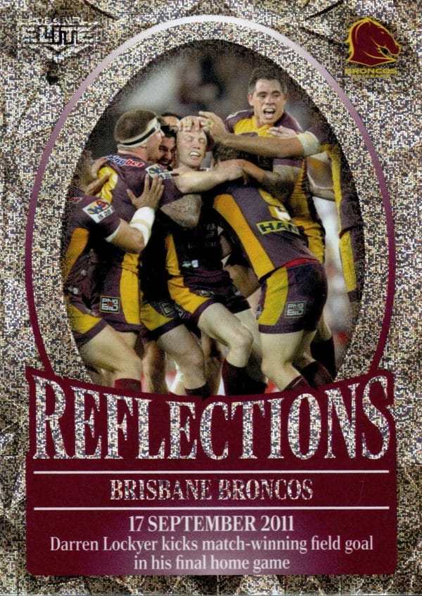 2024 NRL Elite NRL Reflections Priority - RFP01 Brisbane Broncos