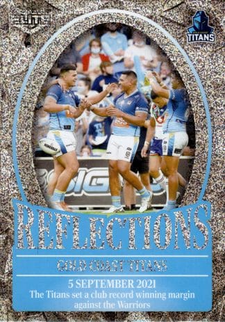 2024 NRL Elite NRL Reflections Priority - RFP12 Gold Coast Titans