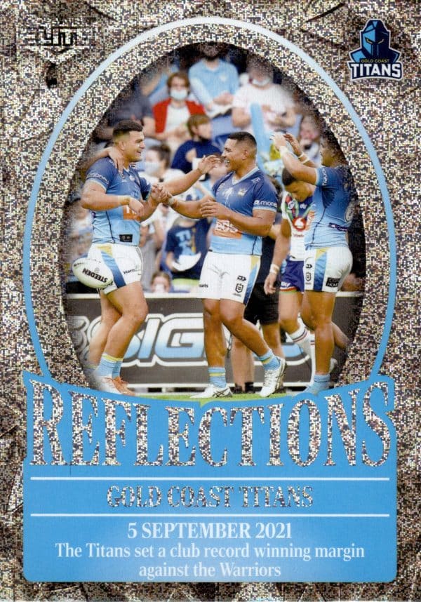 2024 NRL Elite NRL Reflections Priority - RFP12 Gold Coast Titans