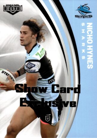 2024 NRL Elite Show Card Exclusive - 04 Nicho Hynes Cronulla Sharks