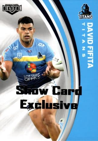 2024 NRL Elite Show Card Exclusive - 06 David Fifita Gold Coast Titans
