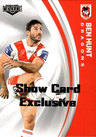2024 NRL Elite Show Card Exclusive - 14 Ben Hunt St George Dragons