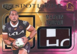 2024 NRL Elite Spotlight Jersey Patch - S1 Martin Taupau Brisbane Broncos