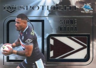 2024 NRL Elite Spotlight Jersey Patch - S2 Sione Katoa Cronulla Sharks
