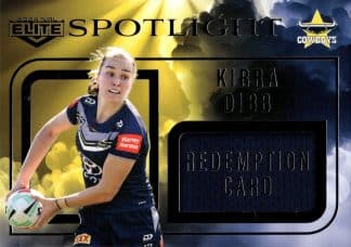 2024 NRL Elite Spotlight Jersey Patch - S5 Kirra Dibb North QLD Cowboys