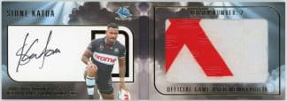 2024 NRL Elite Spotlight Jersey Patch Booklet - SB2 Sione Katoa Cronulla Sharks