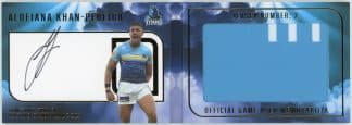2024 NRL Elite Spotlight Jersey Patch Booklet - SB3 Alofiana Khan-Pereira Gold Coast Titans