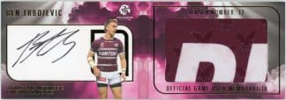 2024 NRL Elite Spotlight Jersey Patch Booklet - SB4 Ben Trbojevic Manly Sea Eagles