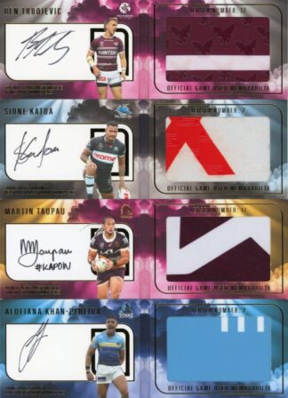 2024 NRL Elite Spotlight Jersey Patch Booklets