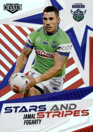 2024 NRL Elite Stars And Stripes - US03 Jamal Fogarty Canberra Raiders