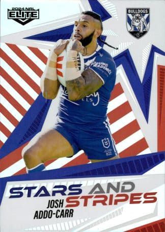 2024 NRL Elite Stars And Stripes - US05 Josh Addo-Carr Canterbury Bulldogs