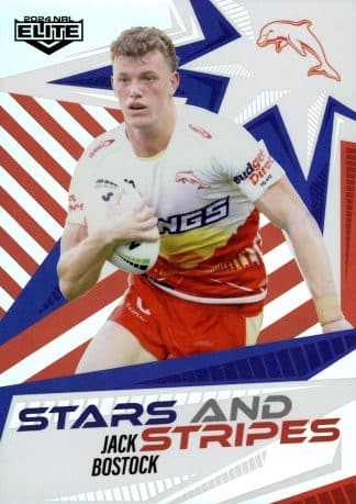 2024 NRL Elite Stars And Stripes - US10 Jack Bostock Dolphins