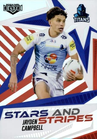 2024 NRL Elite Stars And Stripes - US12 Jayden Campbell Gold Coast Titans