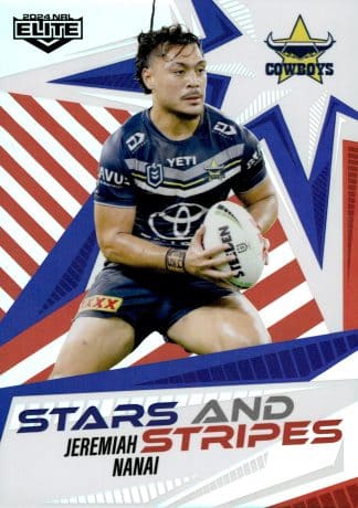 2024 NRL Elite Stars And Stripes - US20 Jeremiah Nanai North Queensland Cowboys