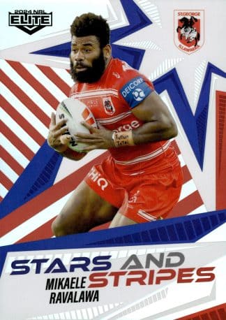 2024 NRL Elite Stars And Stripes - US27 Mikaele Ravalawa St George Dragons