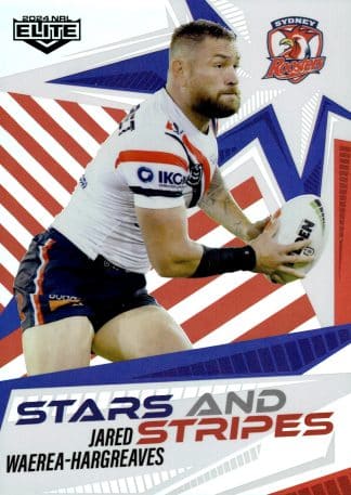 2024 NRL Elite Stars And Stripes - US29 Jared Waerea-Hargreaves Sydney Roosters