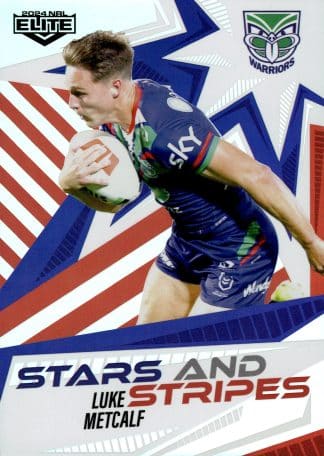 2024 NRL Elite Stars And Stripes - US32 Luke Metcalf Warriors