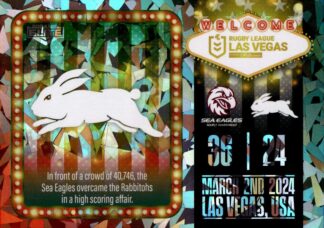 2024 NRL Elite Case Card Vegas Round - USC3 Team Logo South Sydney Rabbitohs