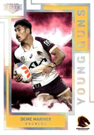 2024 NRL Elite Young Guns - YG01 Deine Mariner Brisbane Broncos