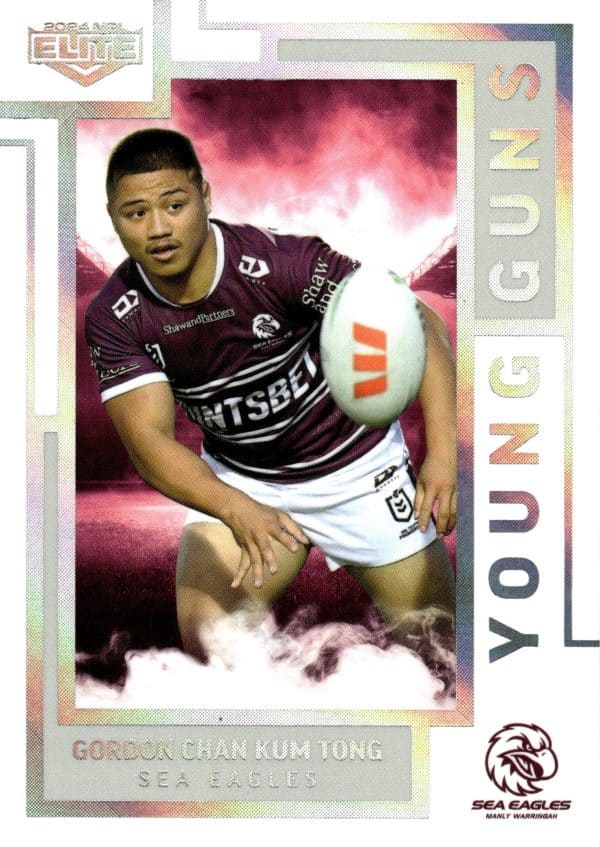 2024 NRL Elite Young Guns - YG13 Gordon Chan Kum Tong Manly Sea Eagles