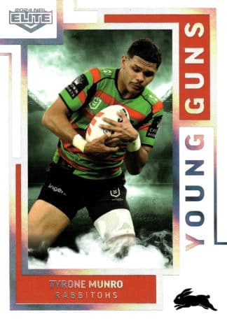 2024 NRL Elite Young Guns - YG26 Tyrone Munro South Sydney Rabbitohs
