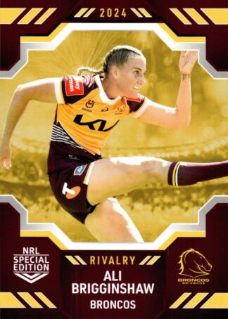 2024 NRL Rivalry Common Card - Base 04 Ali Brigginshaw Brisbane Broncos