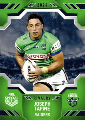 2024 NRL Rivalry Common Card - Base 06 Joseph Tapine Canberra Raiders